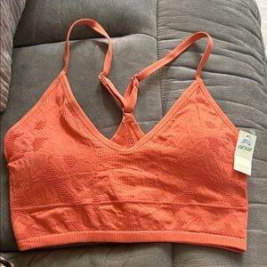 Aerie Orange Lace Bralette